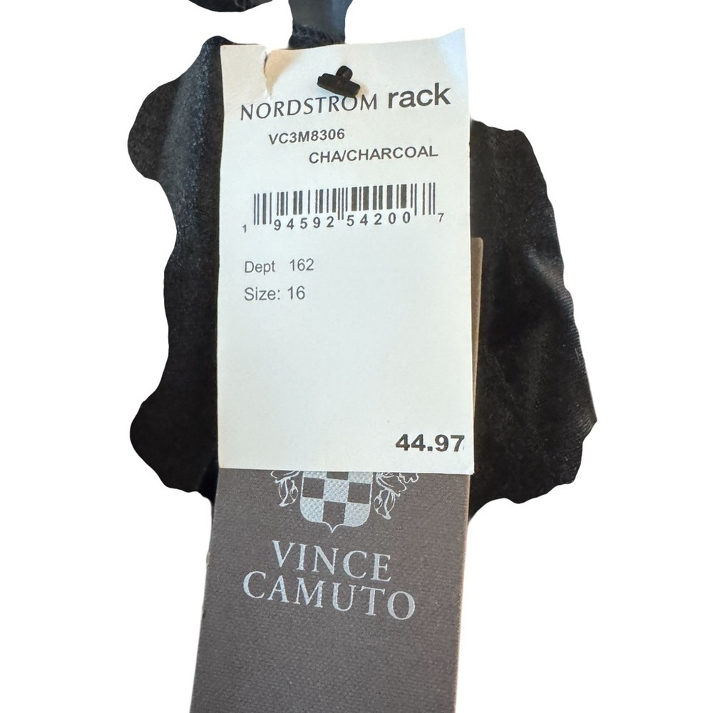 Vince Camuto Charcoal Blue Velvet Wrap Dress 16 NWT – Cocktail / Holiday Party - Picture 6 of 7
